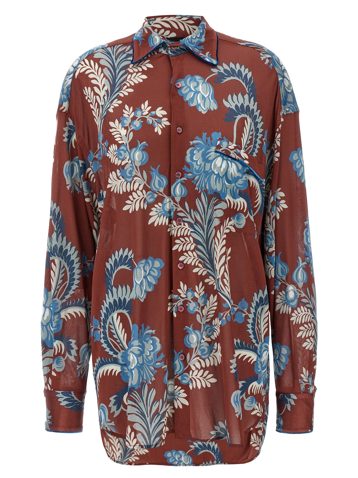 Blouse by Etro for women in viscose crepe multicolor, patterned, floral & print features an polished silhouette, showcasing a sophisticated and detail for a truly polished finish.