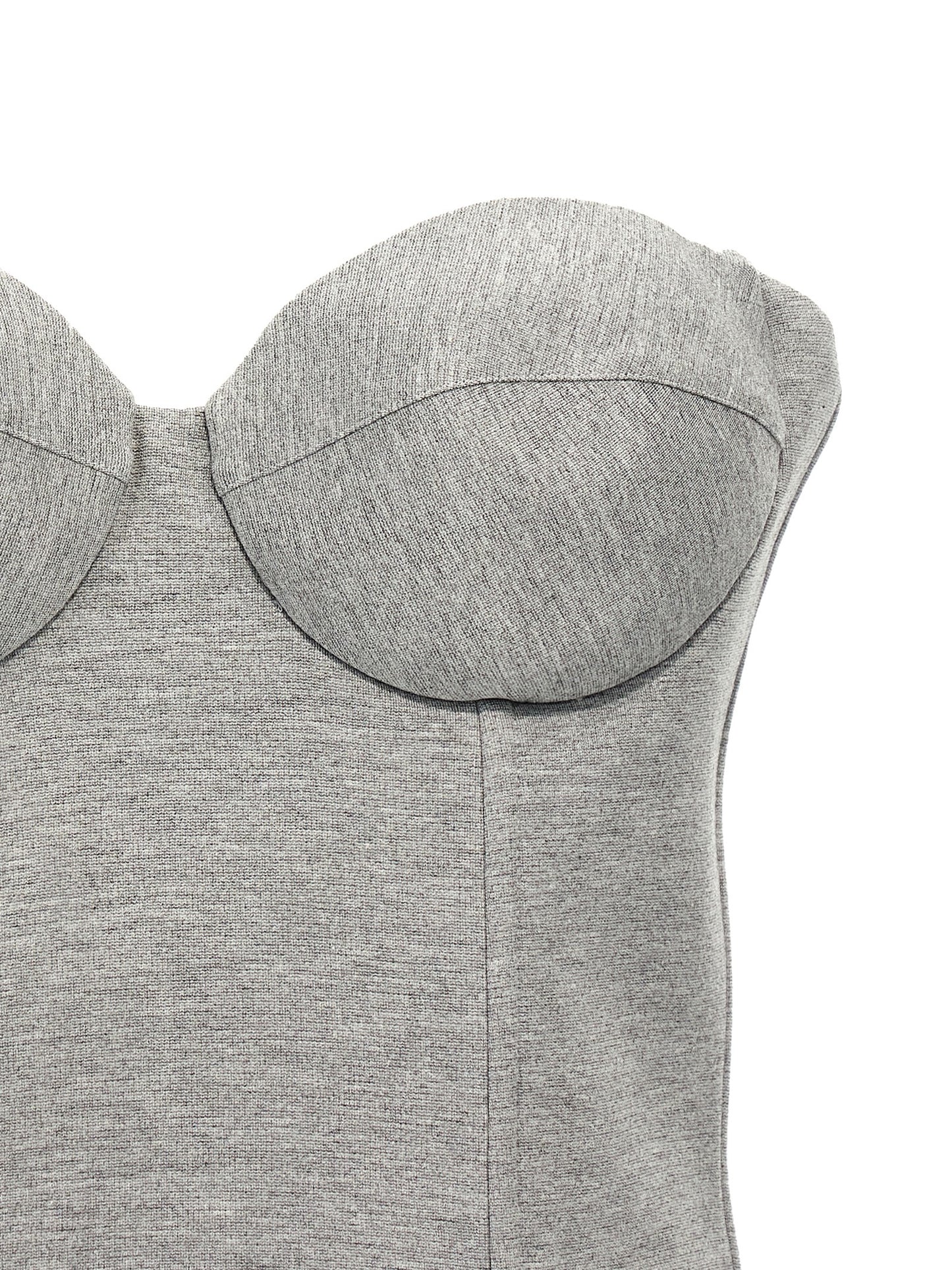 T-Shirt by Giuseppe Di Morabito for women in stretch polyamide viscose gray features a plush silhouette, showcasing a sophisticated and for a truly plush finish.