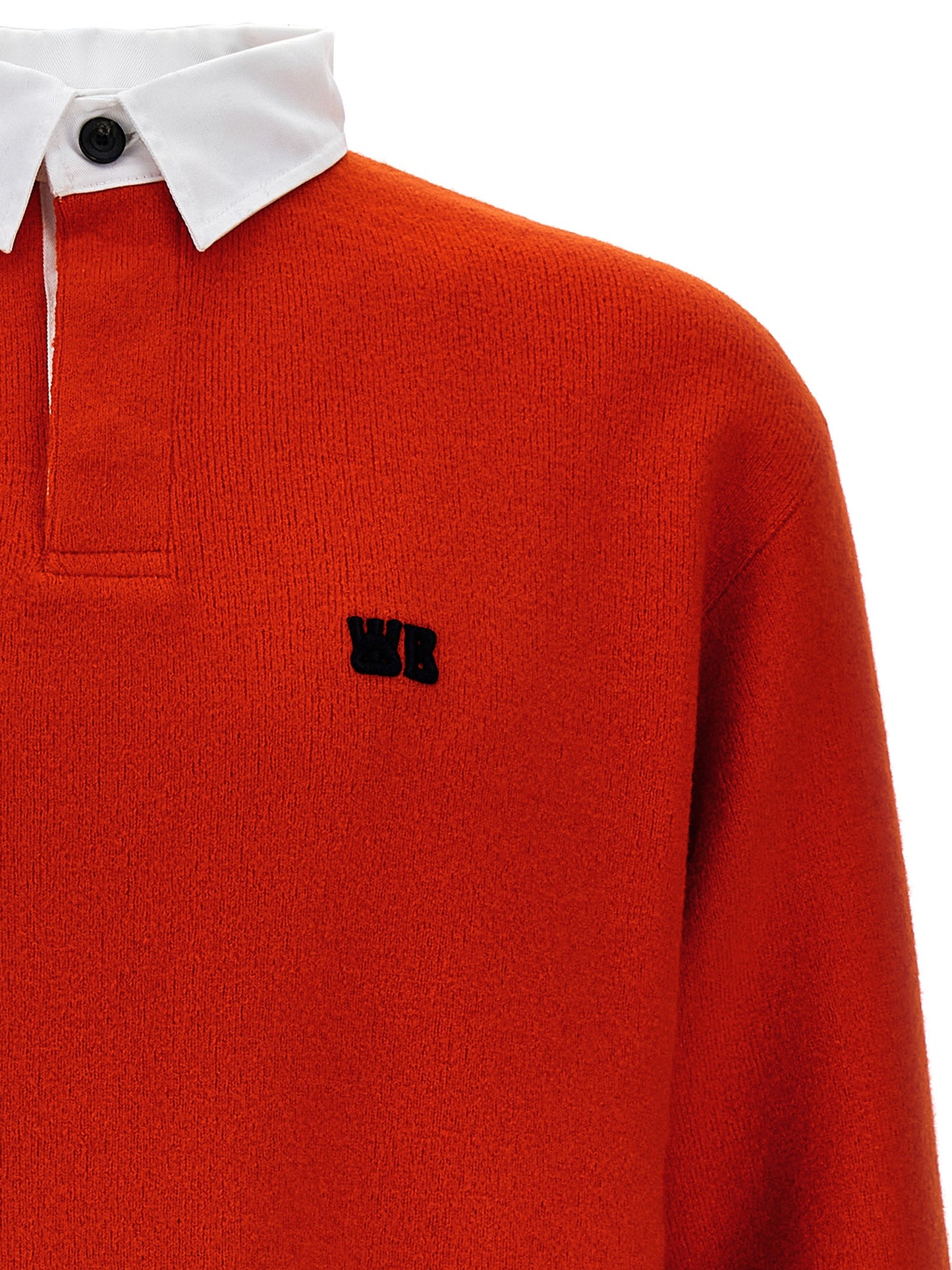 Polo Shirt by WALES BONNER for men in wool multicolor, red & striped presents a sleek silhouette, featuring a refined and for a sleek finish.