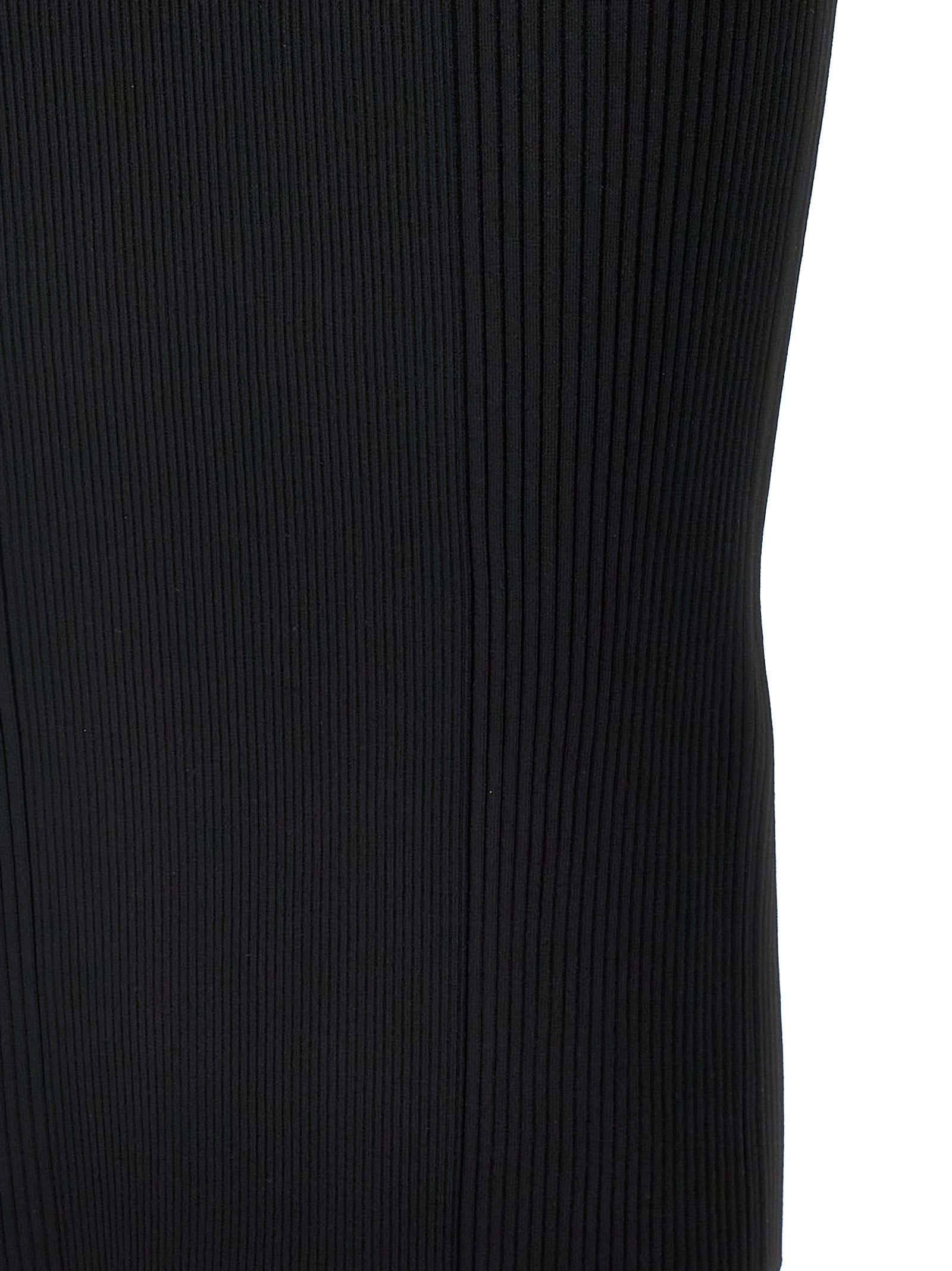 Dress by Alexander McQueen for women in polyamide viscose black features an eye catching silhouette with a sophisticated , elegant , and a refined midi for a eye catching aesthetic.