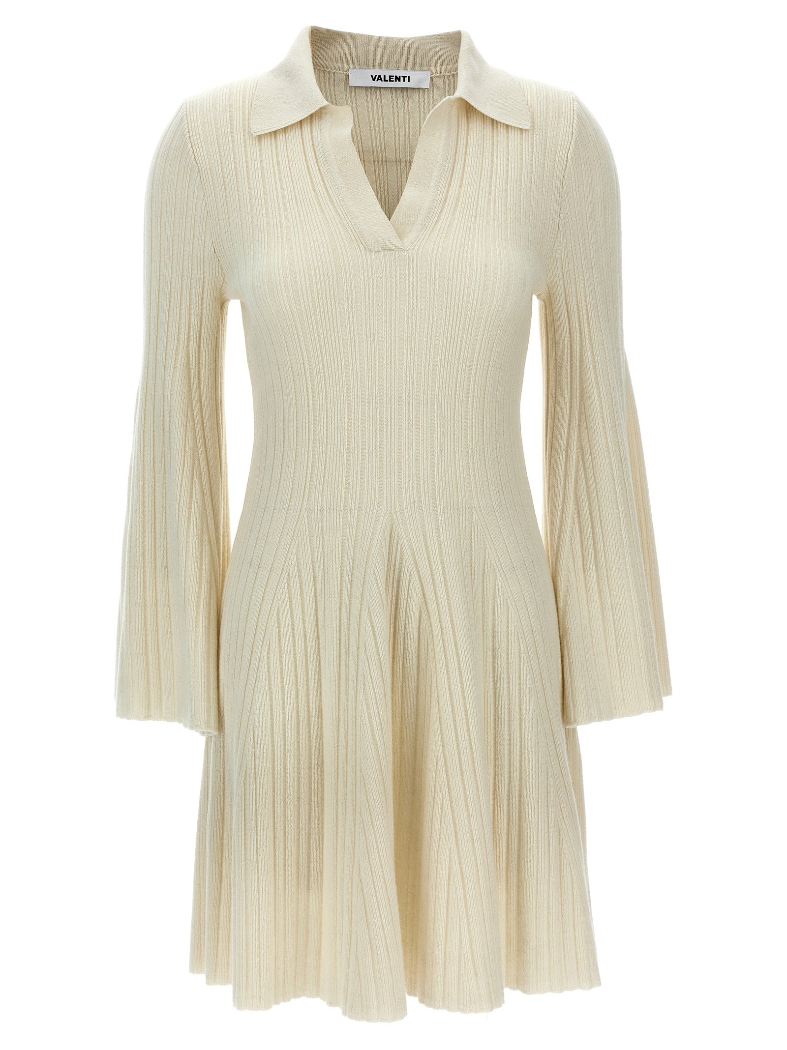 Skirt by ANTONINO VALENTI for women in plush cashmere white features a captivating silhouette, showcasing the captivating Women's Plush Cashmere Mini Skirt design with a sophisticated mini for a captivating look.