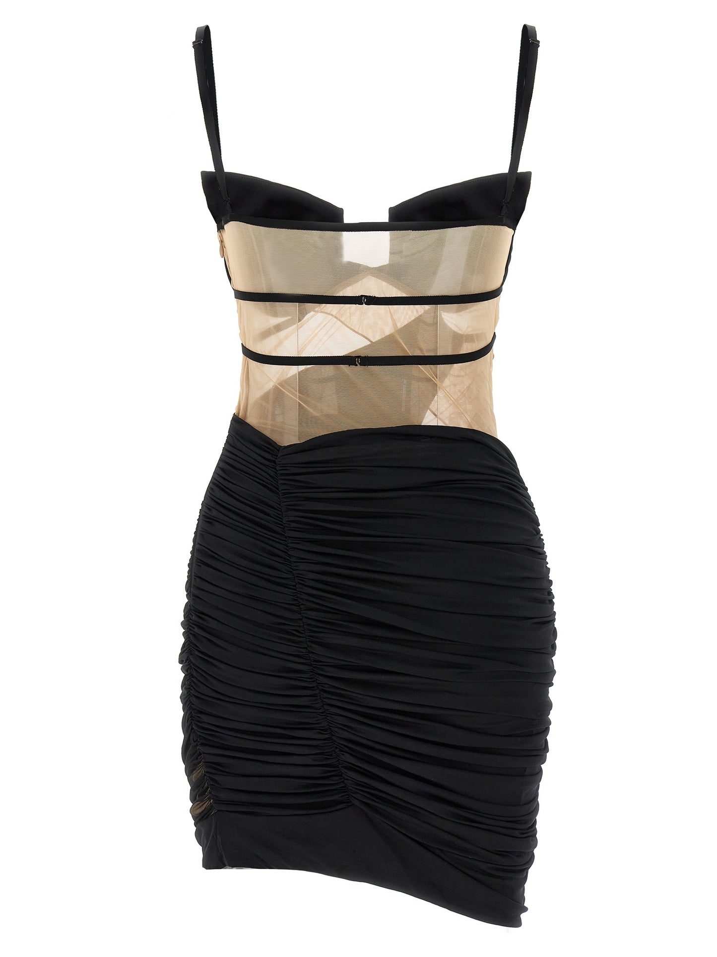 Nensi Dojaka Black Viscose Short Dress