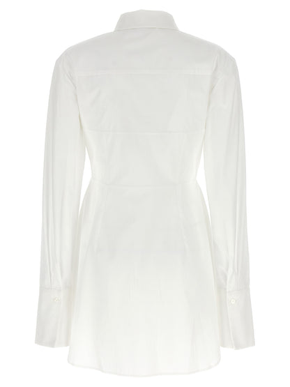Blouse by Nensi Dojaka for women in cotton white showcases a sharp silhouette, elegantly detailed with a sharp and sharp .