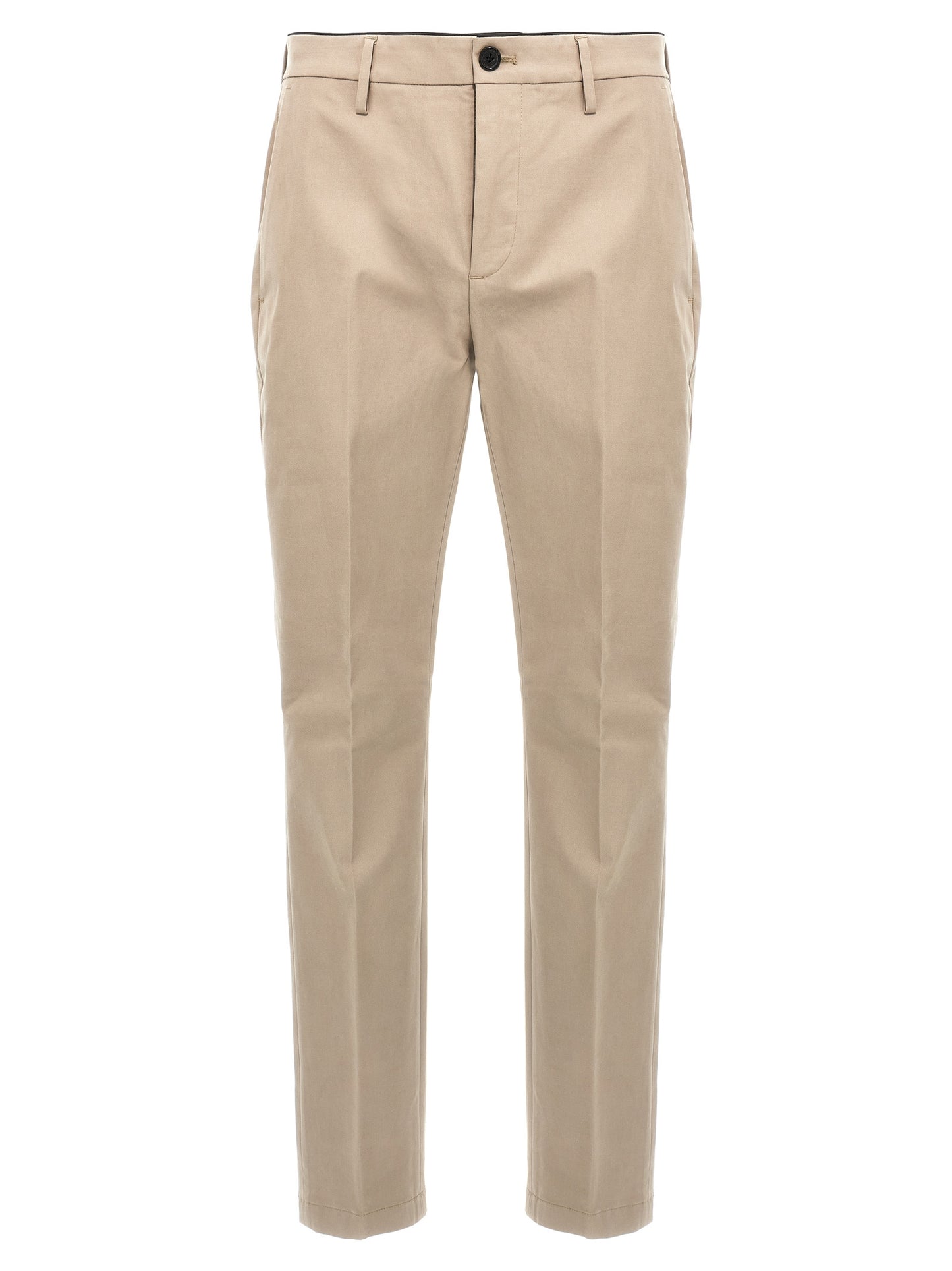 Casual Pants by Department 5 for men in stretch cotton beige features a refined silhouette with a refined , defined by a and a refined long for a refined finish.