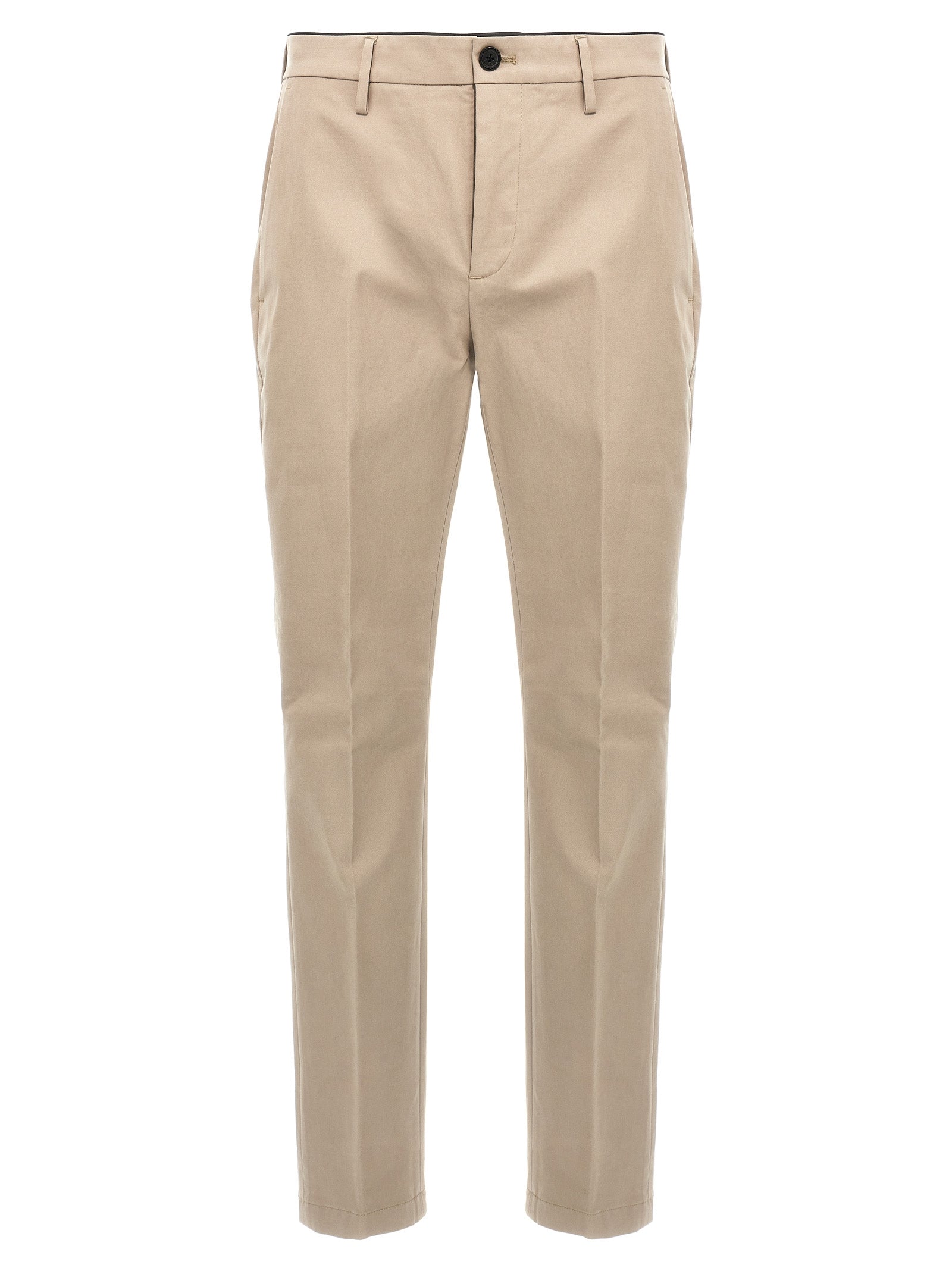 Casual Pants by Department 5 for men in stretch cotton beige features a refined silhouette with a refined , defined by a and a refined long for a refined finish.