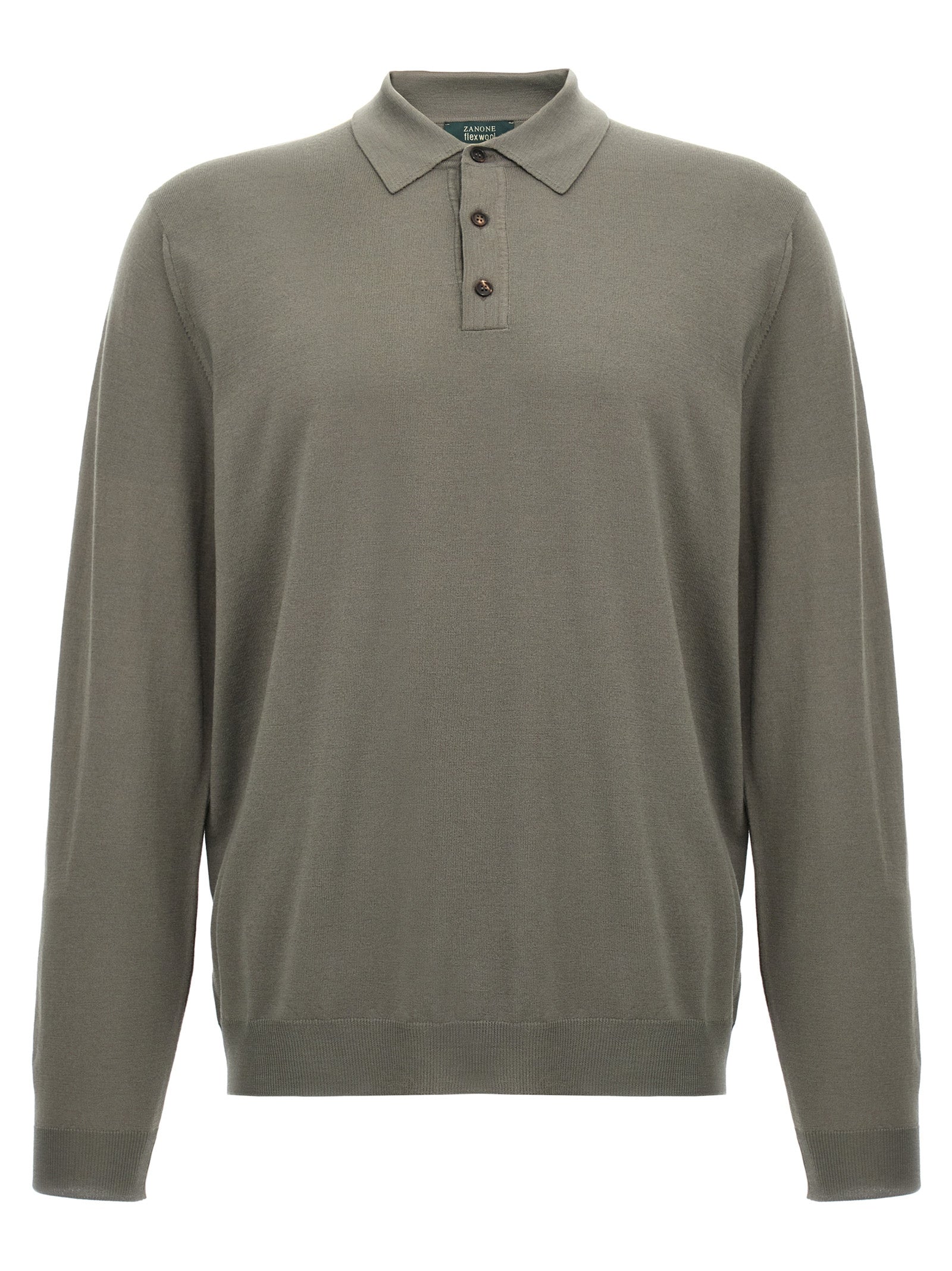 Polo Shirt by ZANONE for men in polyamide & virgin wool gray showcases a enviable silhouette, featuring a refined and for a enviable finish.
