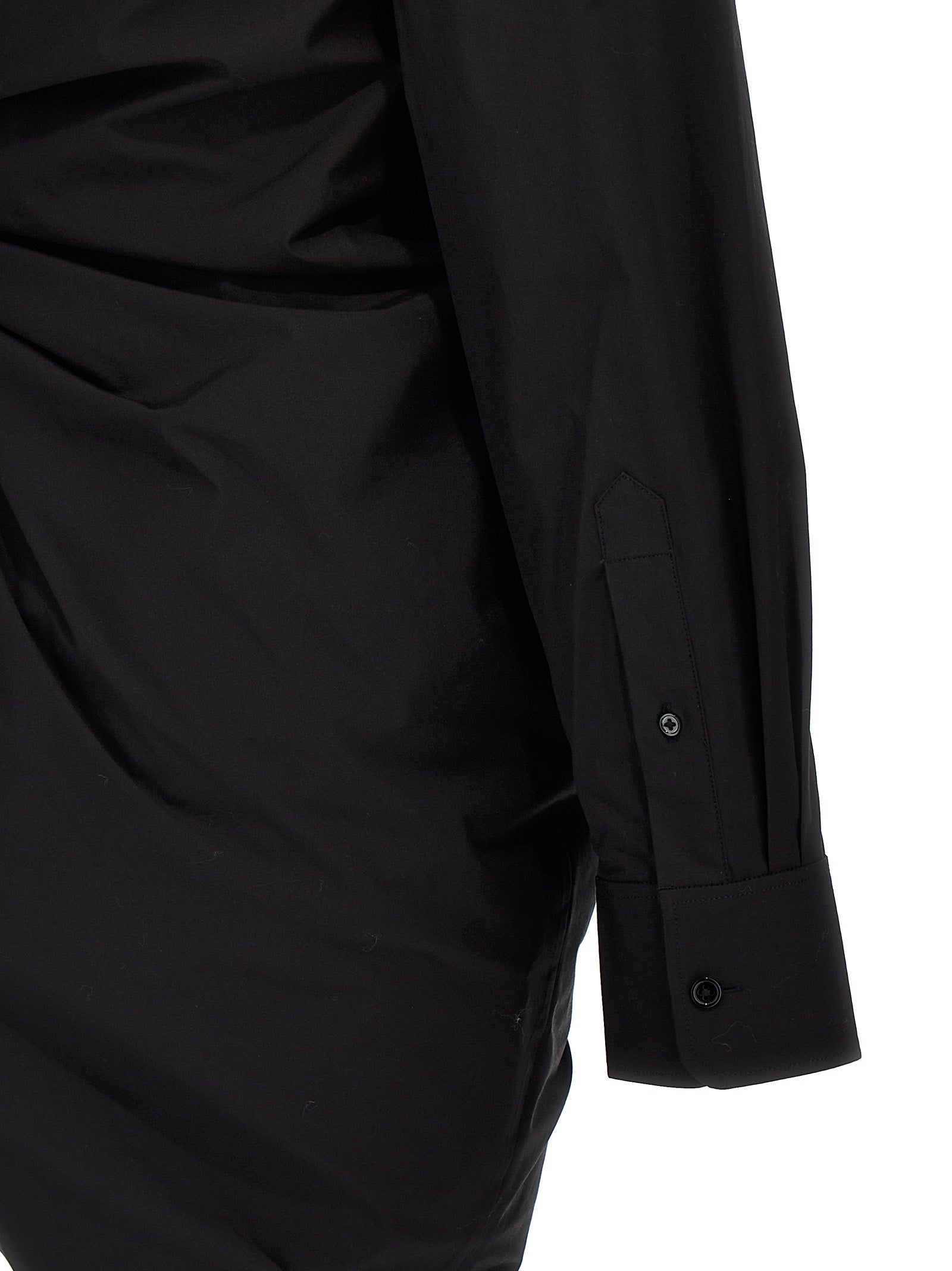 Dress by Alexander Wang for women in stretch cotton black features an magnificent silhouette, artfully detailed with a magnificent and that flows into an magnificent short.