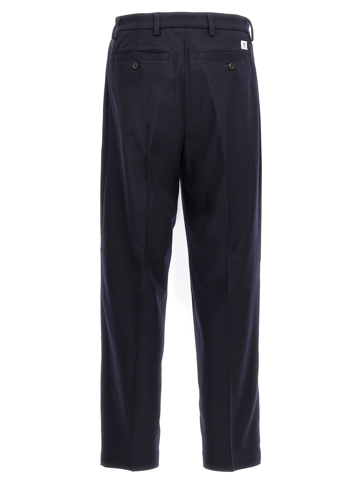 Trousers by Department 5 for men in cashmere wool & nylon blue features a tailored silhouette with a tailored , defined by its long and a sophisticated .