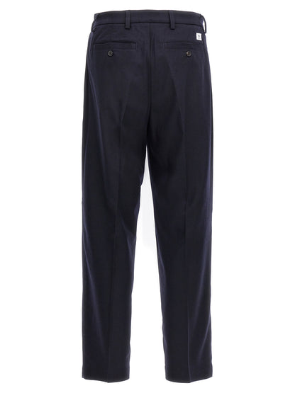 Trousers by Department 5 for men in cashmere wool & nylon blue features a tailored silhouette with a tailored , defined by its long and a sophisticated .