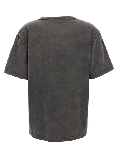 T-Shirt by T BY ALEXANDER WANG for women in cotton gray & print showcases a chic silhouette, artfully detailed with a chic crew neckline and for a chic finish.