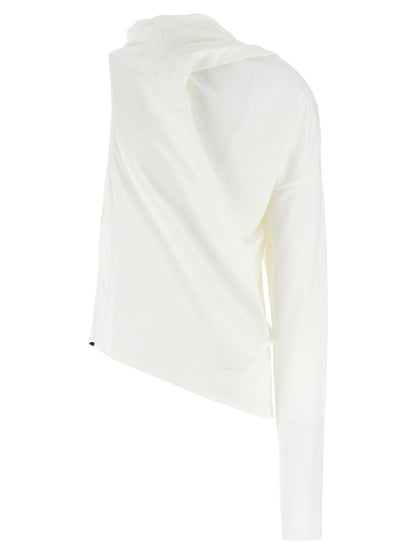 T-Shirt by Courrèges for women in cotton white showcases a chic silhouette, artfully detailed with a chic crew neckline and for a chic finish.