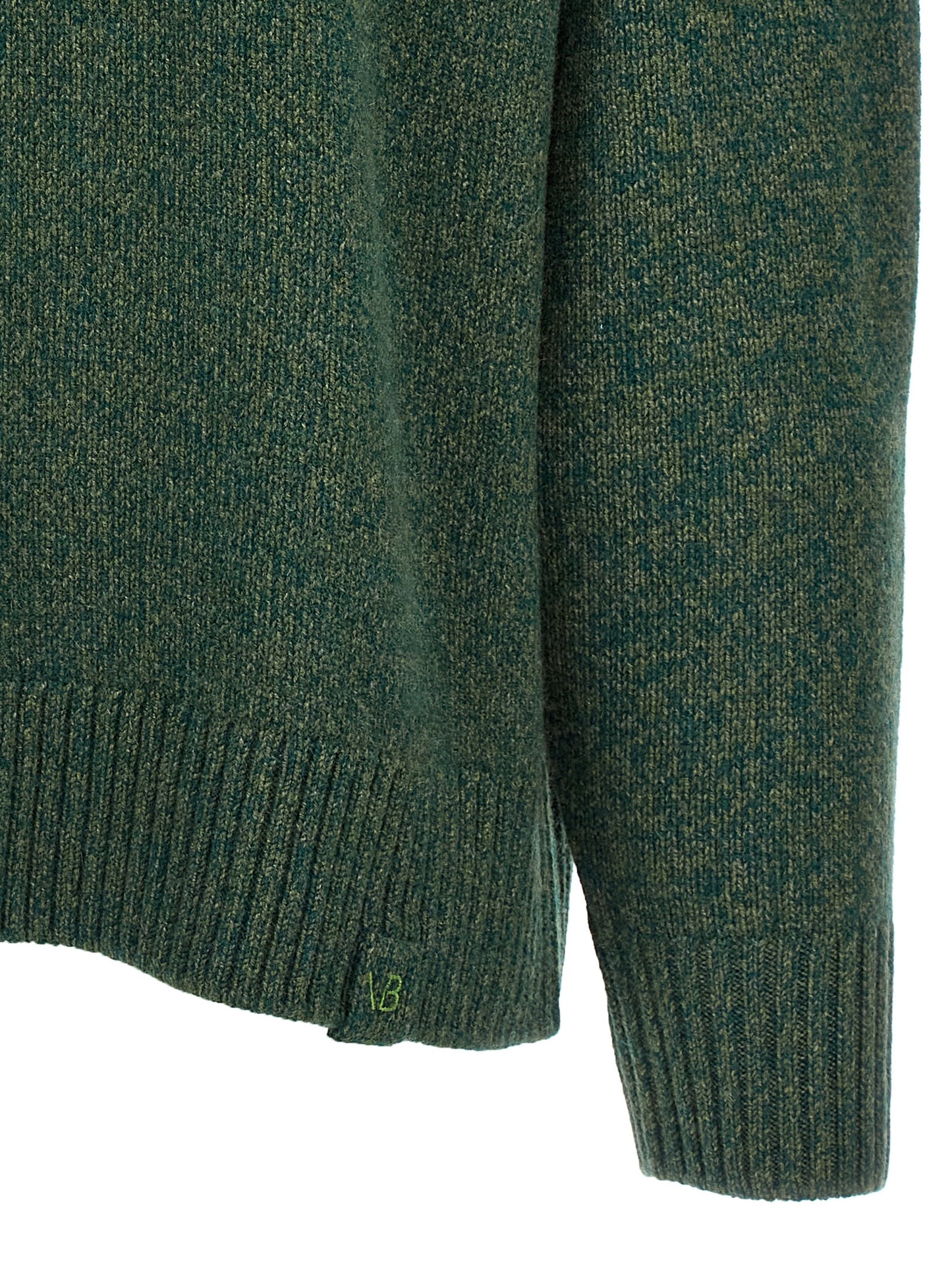 Cardigan by Victoria Beckham for women in cashmere bicolour & green features an crisp silhouette, showcasing a sophisticated and detail for a truly crisp finish.