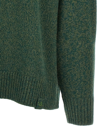 Cardigan by Victoria Beckham for women in cashmere bicolour & green features an crisp silhouette, showcasing a sophisticated and detail for a truly crisp finish.