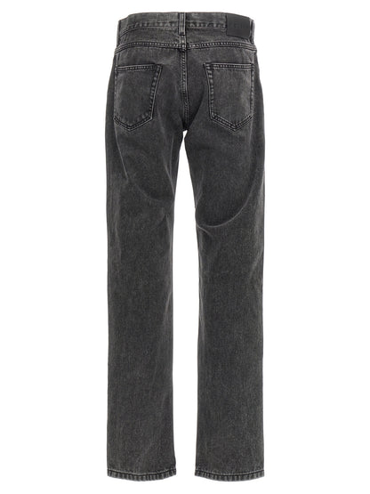 Jeans by Alexander McQueen for men in denim cotton black features a refined silhouette with a refined straight-leg, defined by a and a refined long for a refined finish.