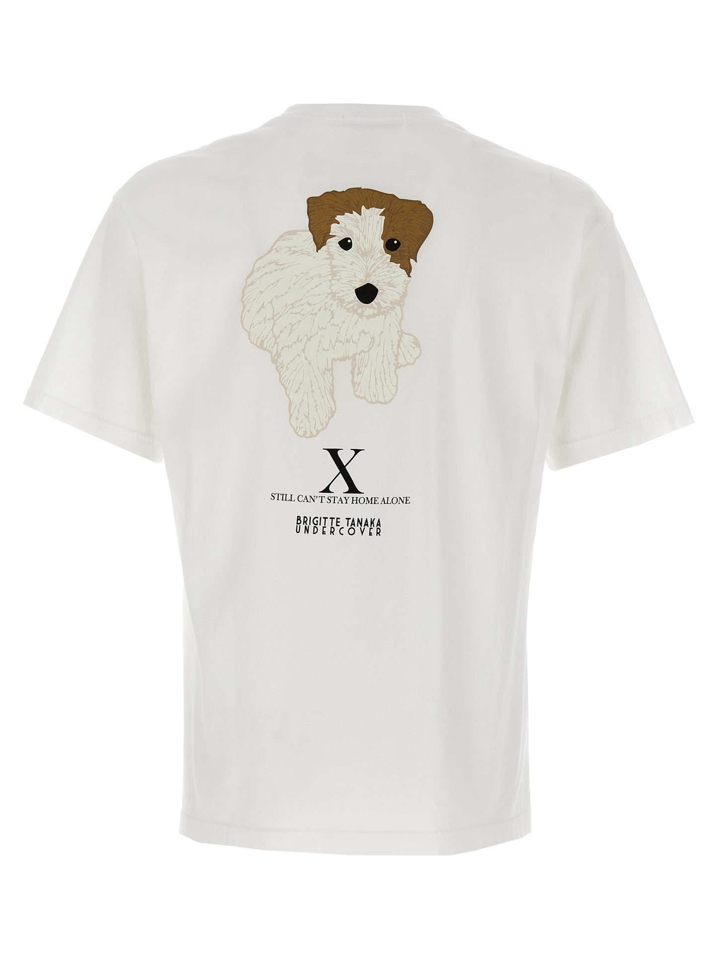 T-Shirt by Undercover for women in cotton white & print features an on trend silhouette, perfectly showcasing a on trend and crew neckline for an elevated aesthetic.