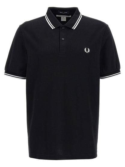 Comme Des Garçons Bicolor Cotton Polo Shirt
