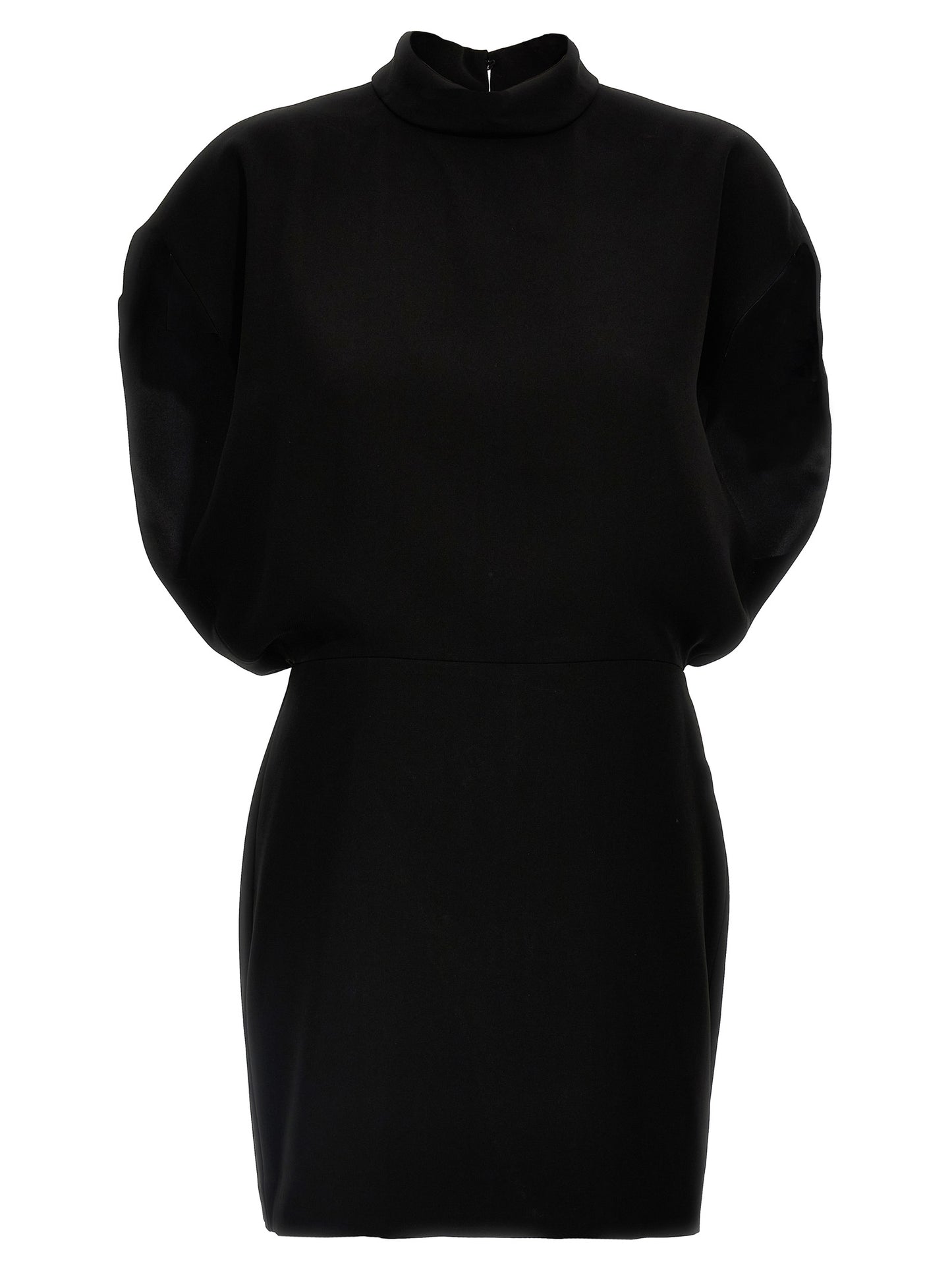 Dress by Max Mara for women in polyester black showcases a striking silhouette, elegantly detailed with a sleeveless, refined , and a striking short for a striking finish.