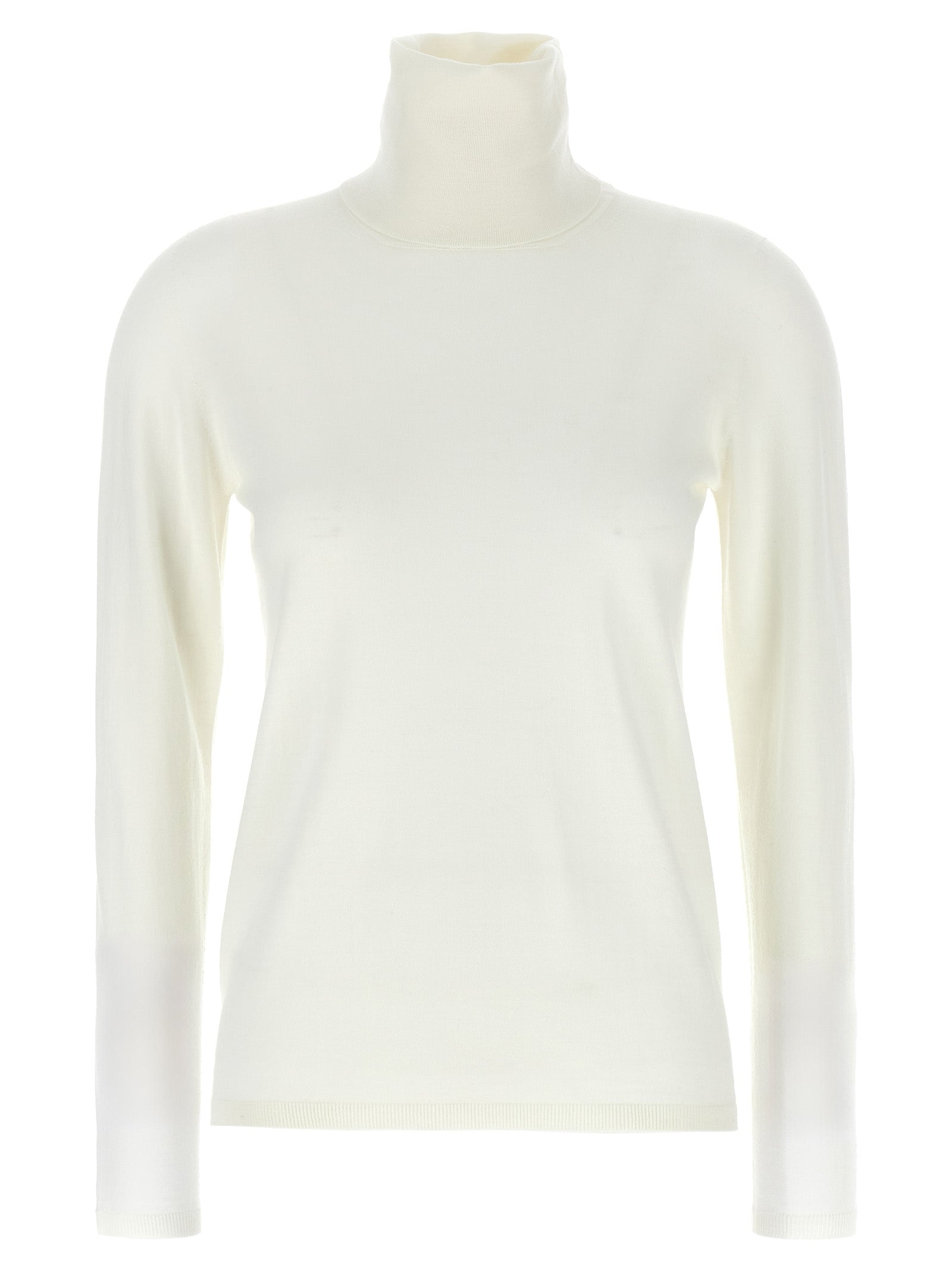 Cardigan by Max Mara for women in virgin wool white features an impeccable silhouette, showcasing a sophisticated and detail for a truly impeccable finish.