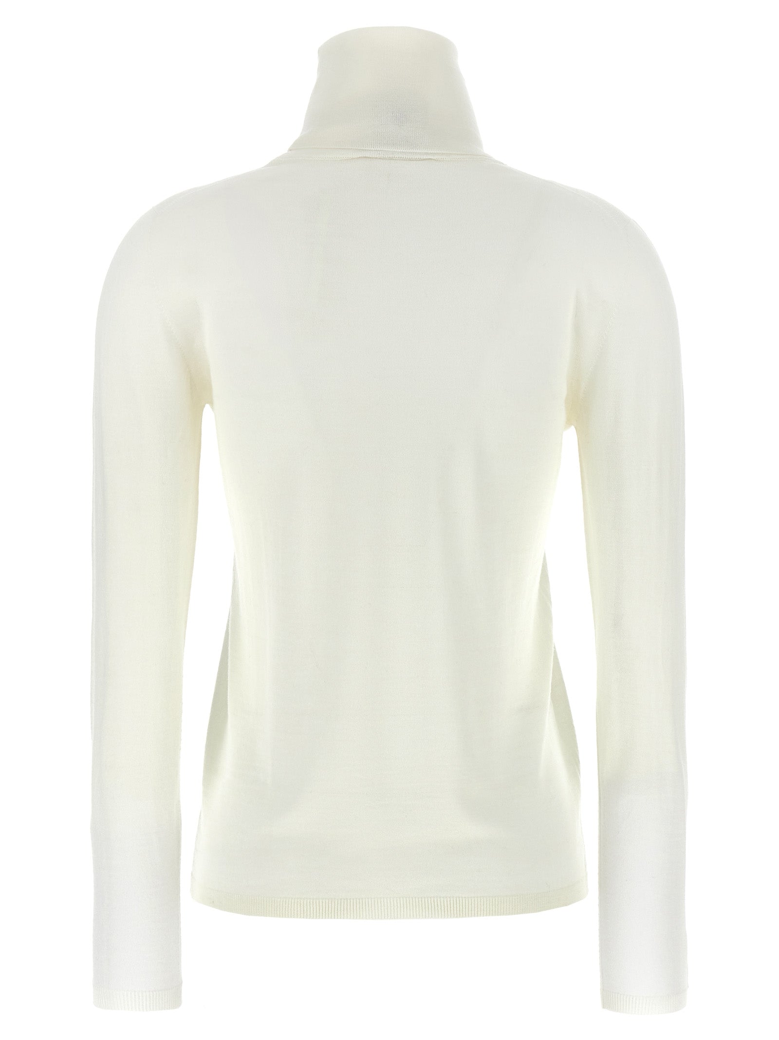 Cardigan by Max Mara for women in virgin wool white showcases a captivating silhouette, artfully detailed with a captivating and for a truly sophisticated captivating look.