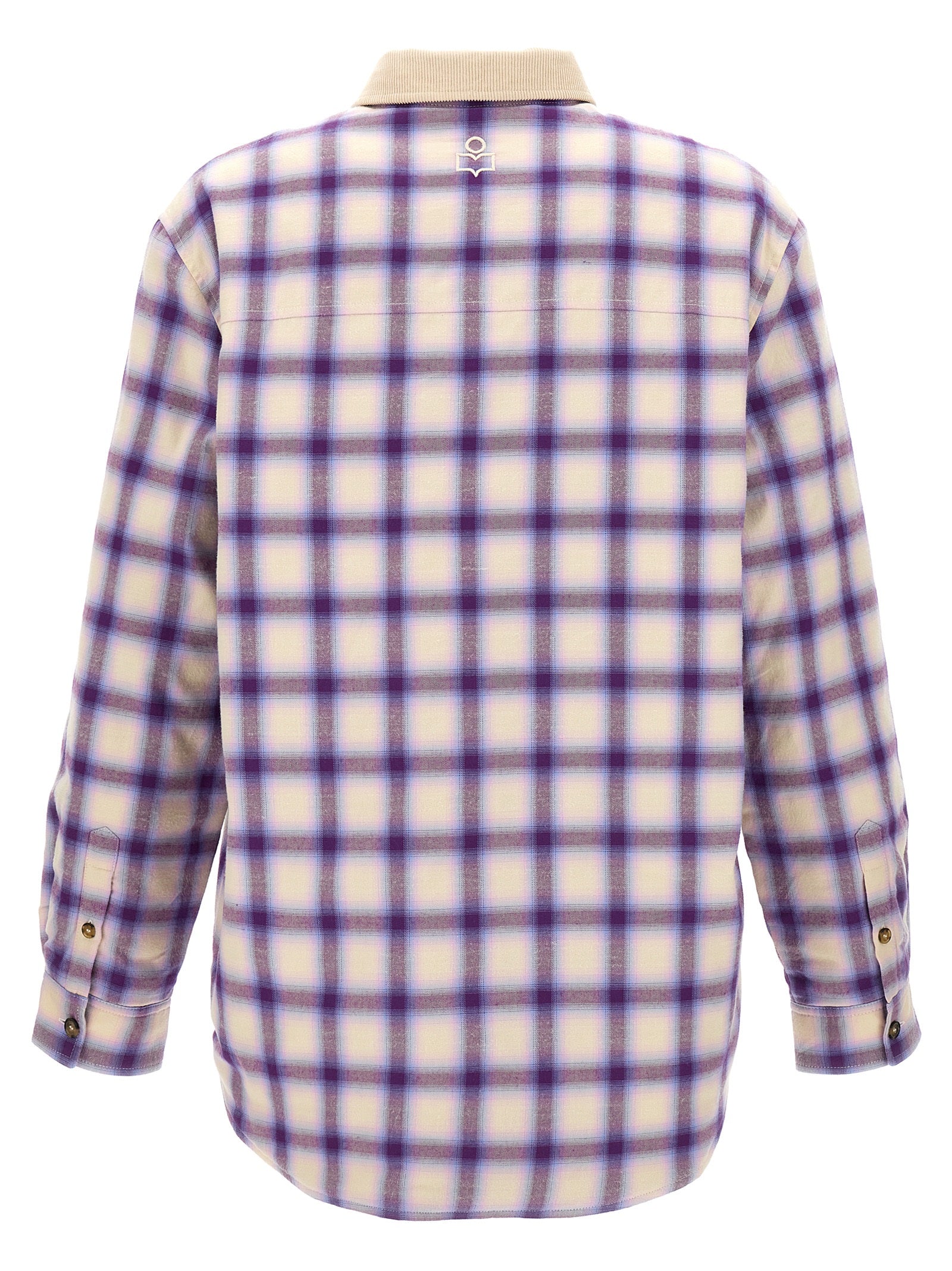 Windbreaker Jacket by Isabel Marant for men in cotton corduroy multicolor & checked features an stylish silhouette, showcasing a sophisticated and performance-driven pockets & windproof for a premium, stylish look.