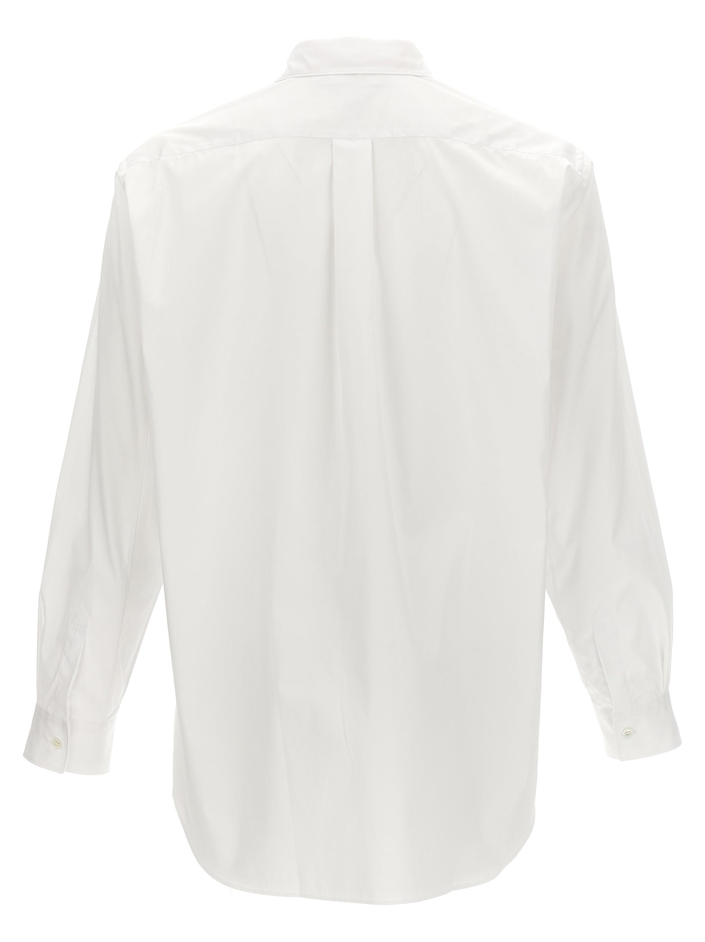 Shirt by Comme Des Garçons for men in cotton white, featuring a nuanced and nuanced for a sophisticated finish.