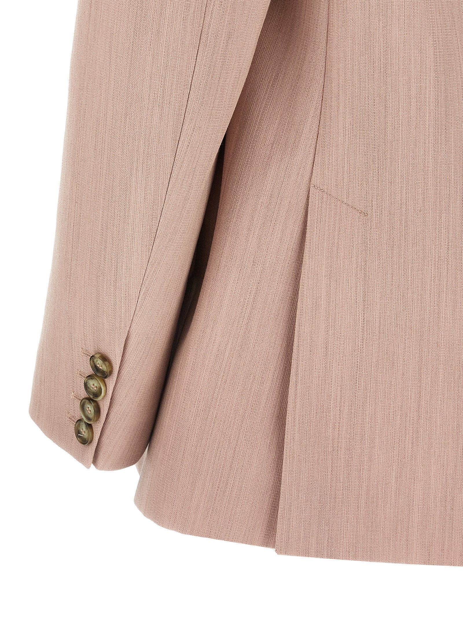 Blazer by Stella McCartney for women in wool multicolor & pink features an crisp silhouette with sophisticated and a crisp for a truly crisp finish.