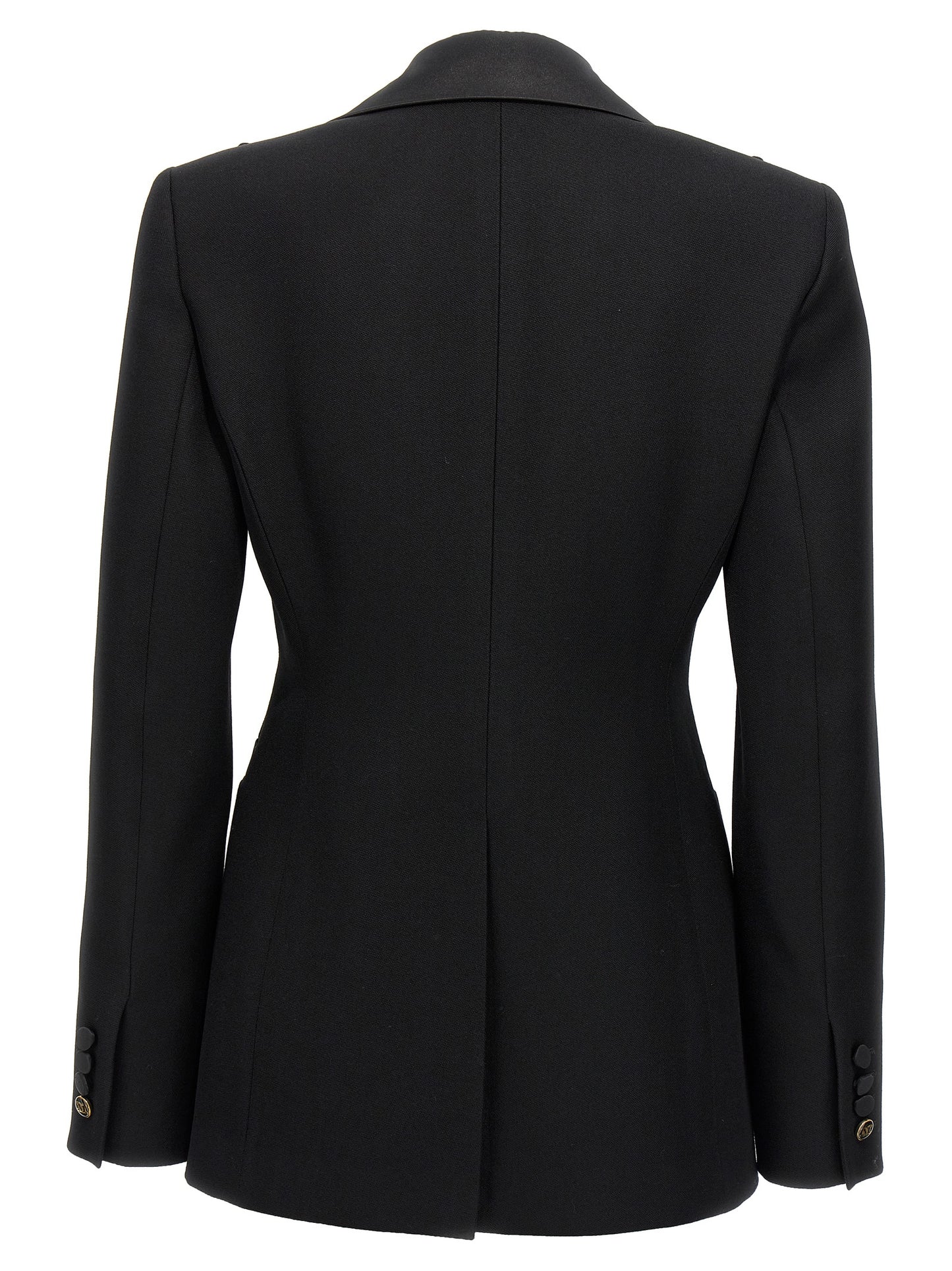 Blazer by Max Mara for women in virgin wool black features an stylish silhouette, showcasing a sophisticated and stylish for a truly stylish finish.