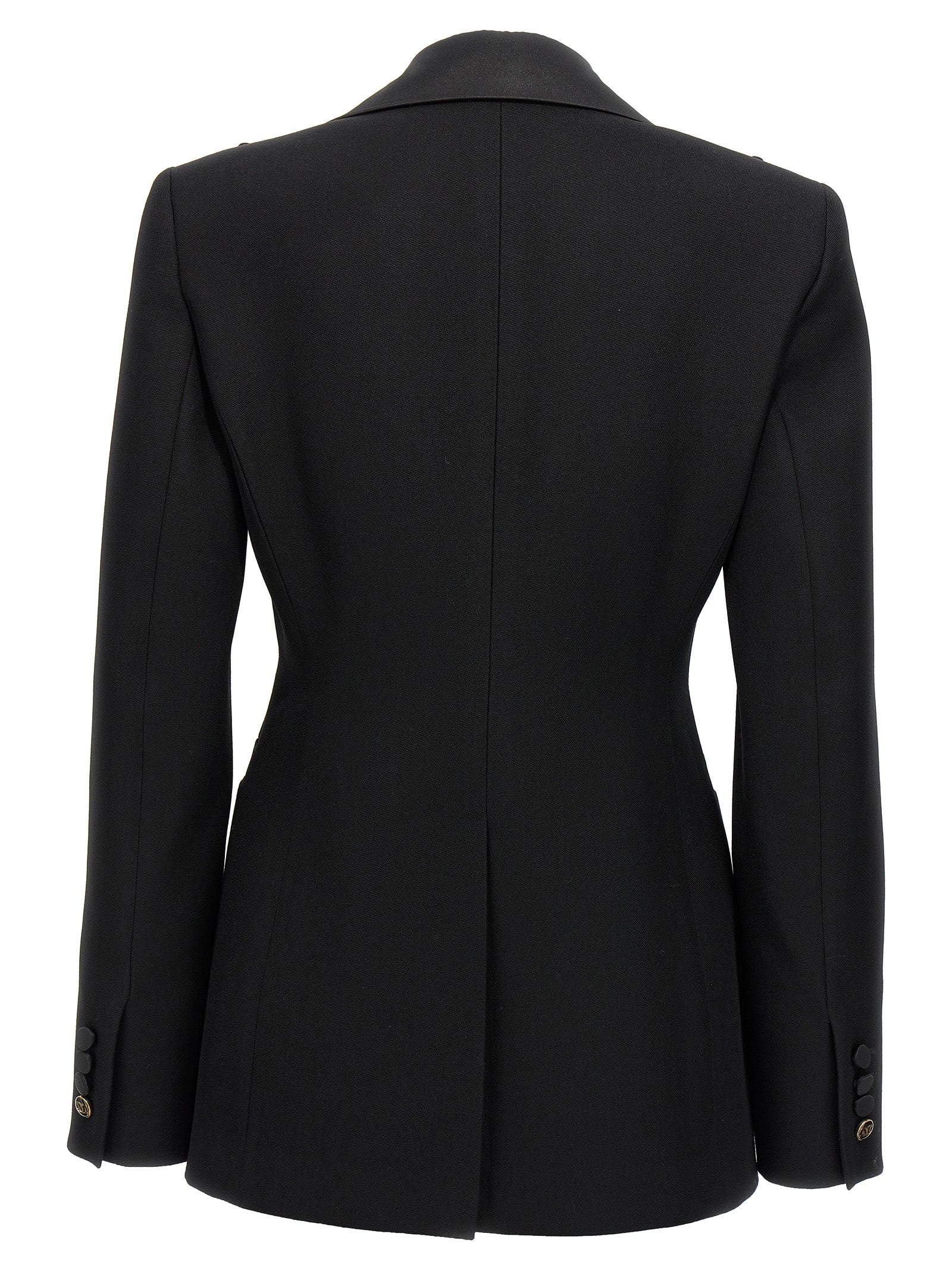 Blazer by Max Mara for women in virgin wool black features an stylish silhouette, showcasing a sophisticated and stylish for a truly stylish finish.