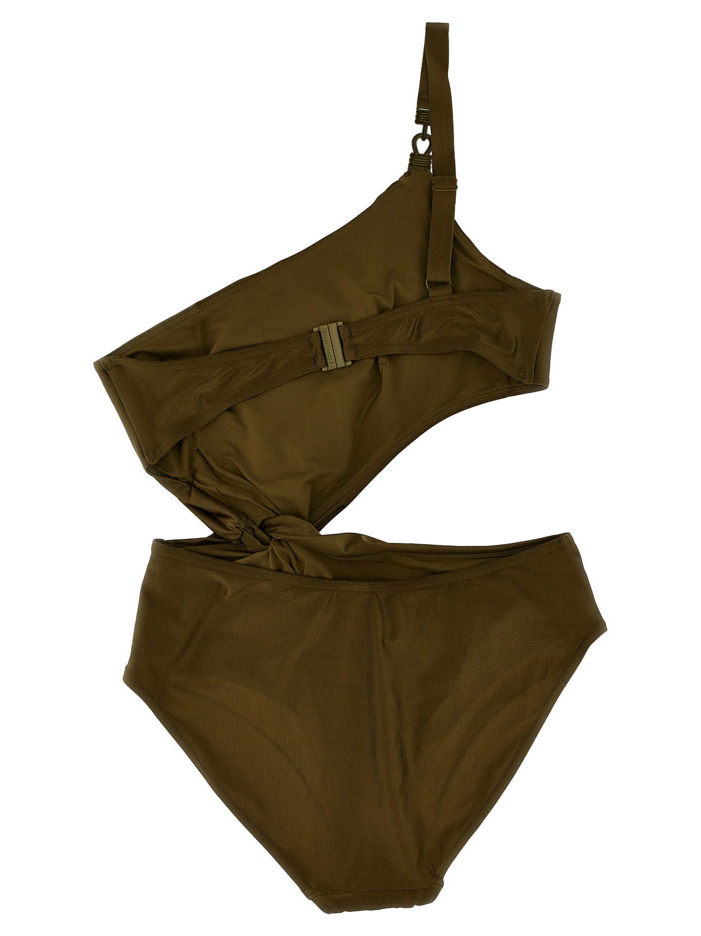 One-Piece Swimsuit by Zimmermann for women in stretch polyamide bicolour & green features a ethereal silhouette, artfully capturing the essence of Women's Stretch Polyamide One-Piece Swimsuit with its ethereal design and refined cut.