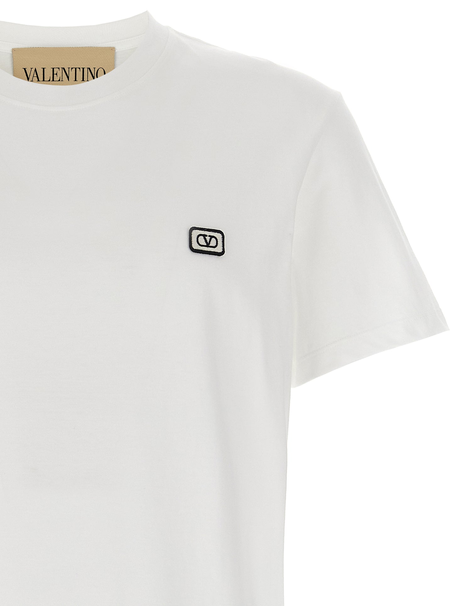T-Shirt by Valentino Garavani for men in cotton white features an on trend silhouette, perfectly showcasing a on trend and for an elevated aesthetic.