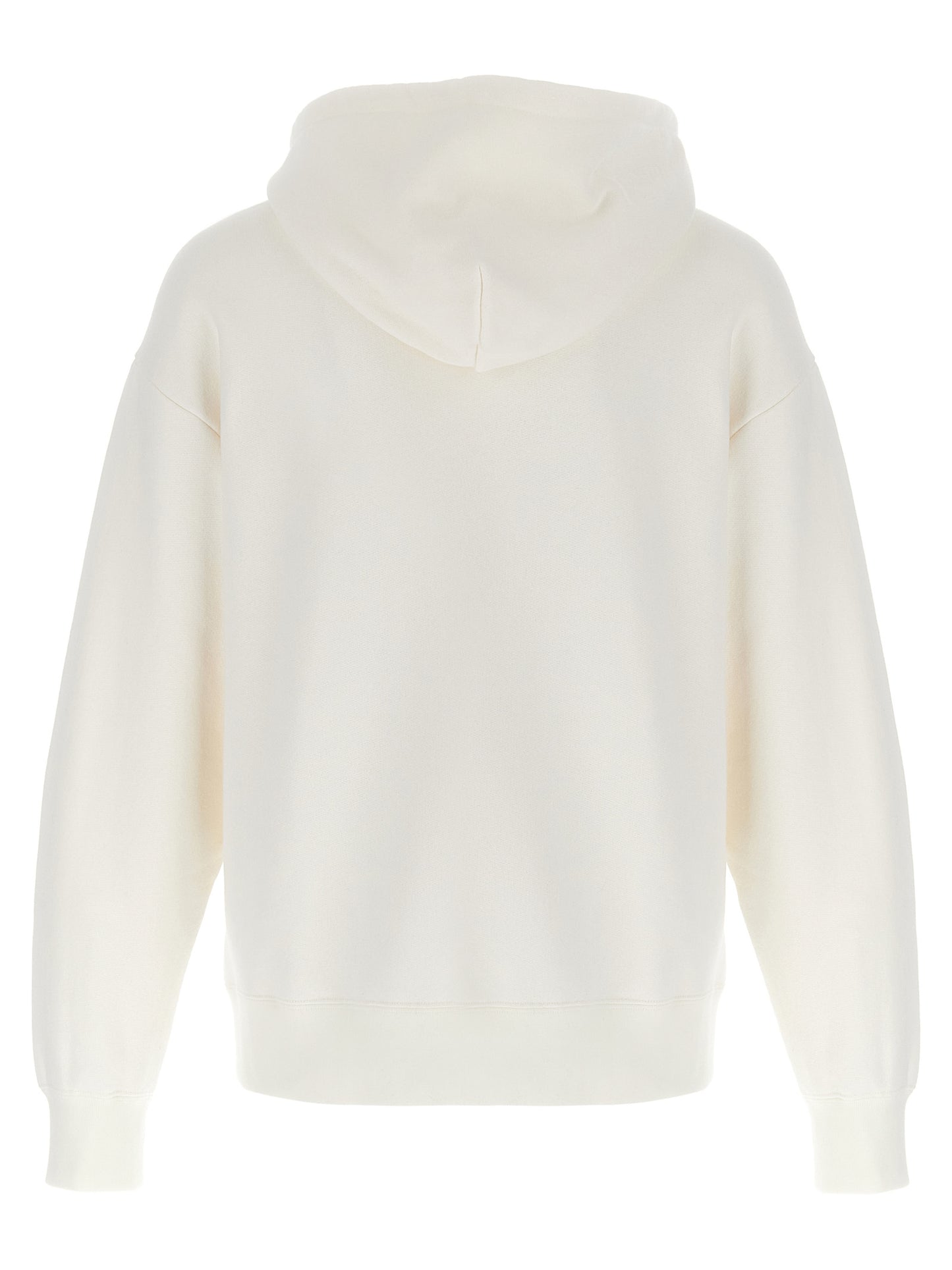 Sweatshirt Hoodie by Valentino Garavani for men in cotton white & print features an avant-garde silhouette, showcasing a sophisticated hooded neckline and detail for a truly avant-garde finish.