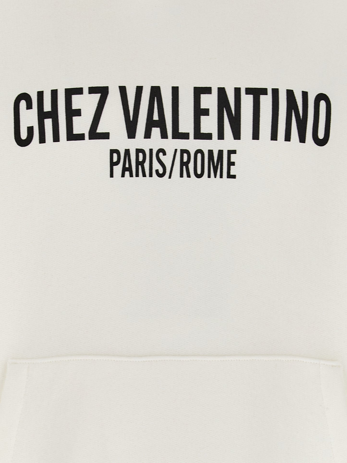 Sweatshirt Hoodie by Valentino Garavani for men in cotton white & print features a edgy silhouette, detailed with a edgy and for a refined finish.
