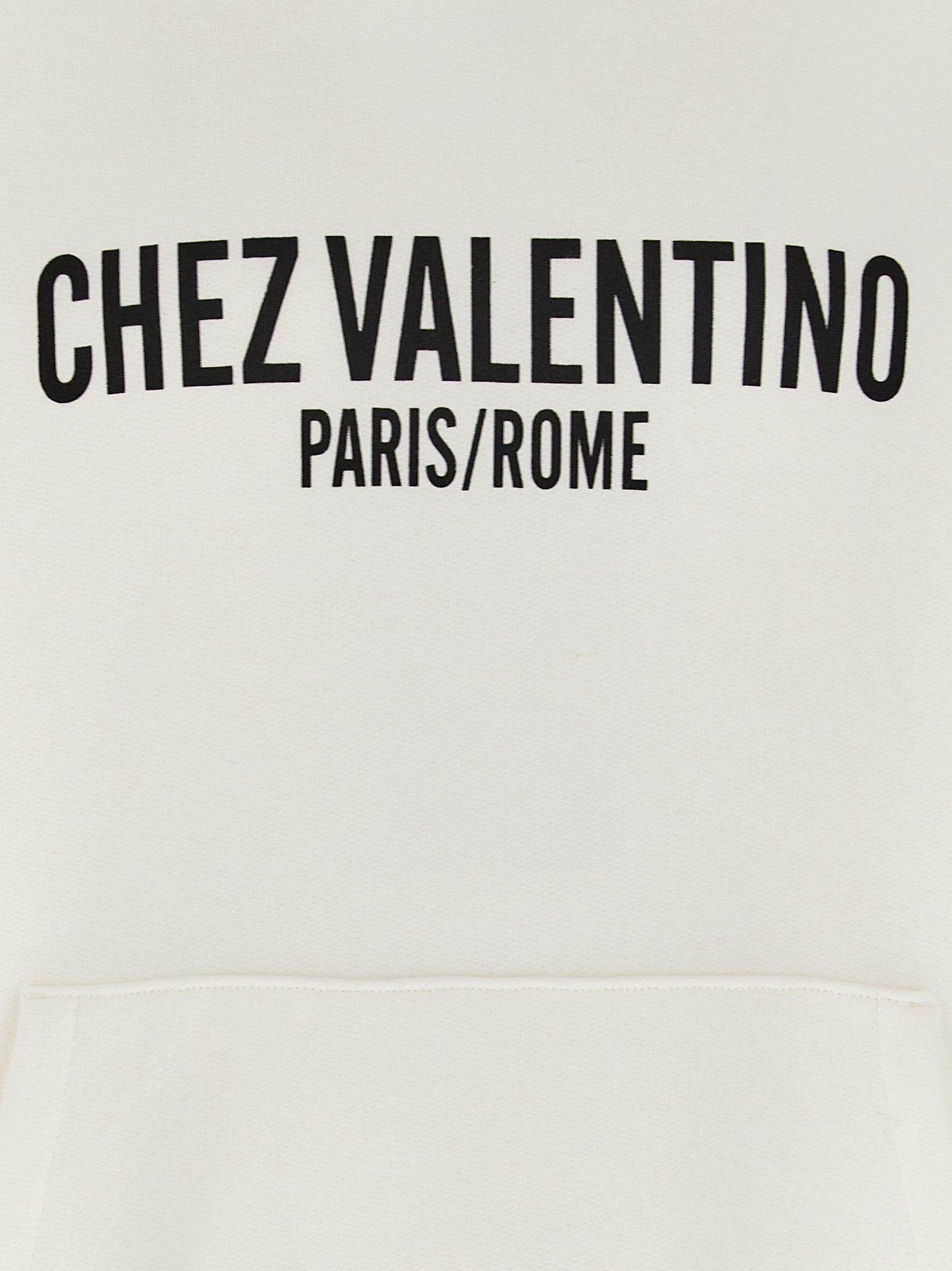 Sweatshirt Hoodie by Valentino Garavani for men in cotton white & print features a edgy silhouette, detailed with a edgy and for a refined finish.