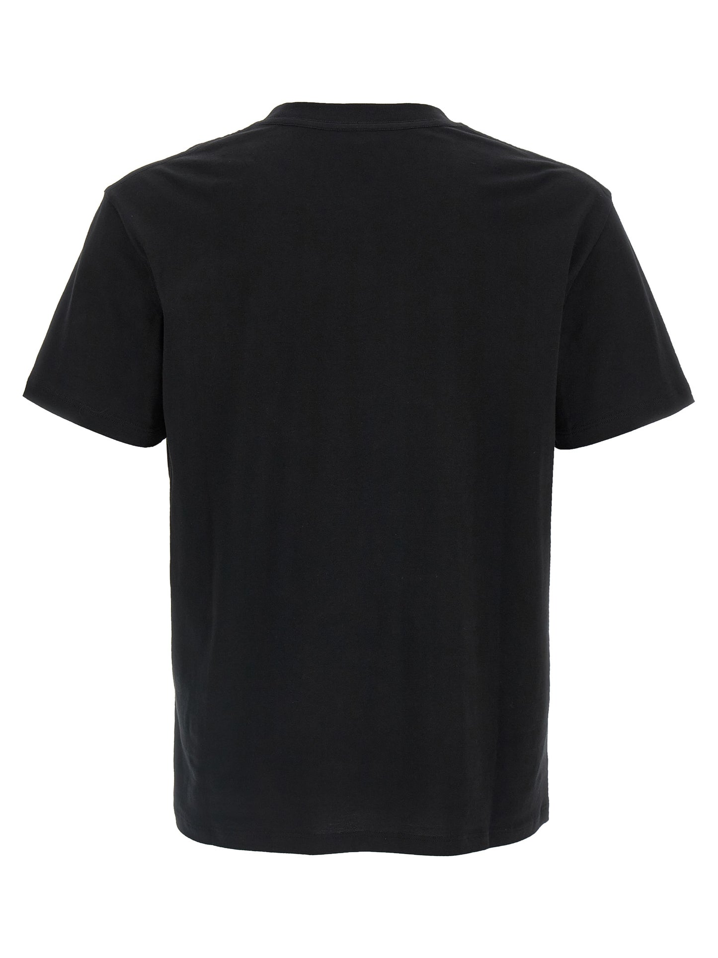 T-Shirt by Valentino Garavani for men in cotton black features an edgy silhouette, meticulously detailed with a sophisticated and crew neckline for a truly edgy finish.