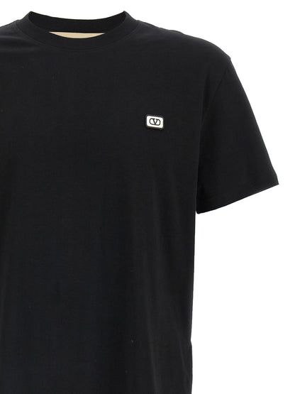 T-Shirt by Valentino Garavani for men in cotton black features an on trend silhouette, perfectly showcasing a on trend and for an elevated aesthetic.
