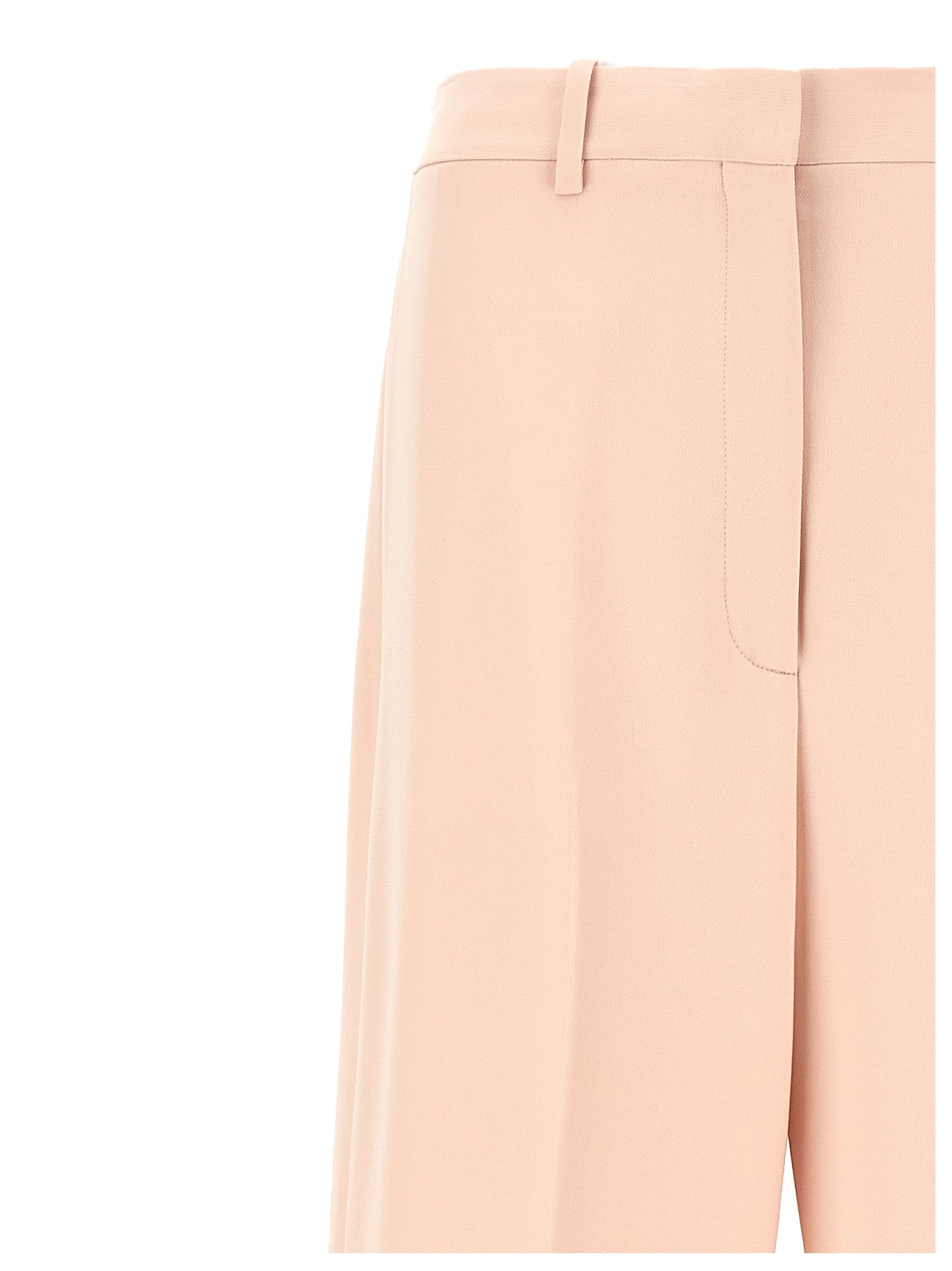 Trousers by Theory for women in polyester multicolor & pink presents a smart silhouette, meticulously detailed with a smart straight-leg, a smart long, and a smart .