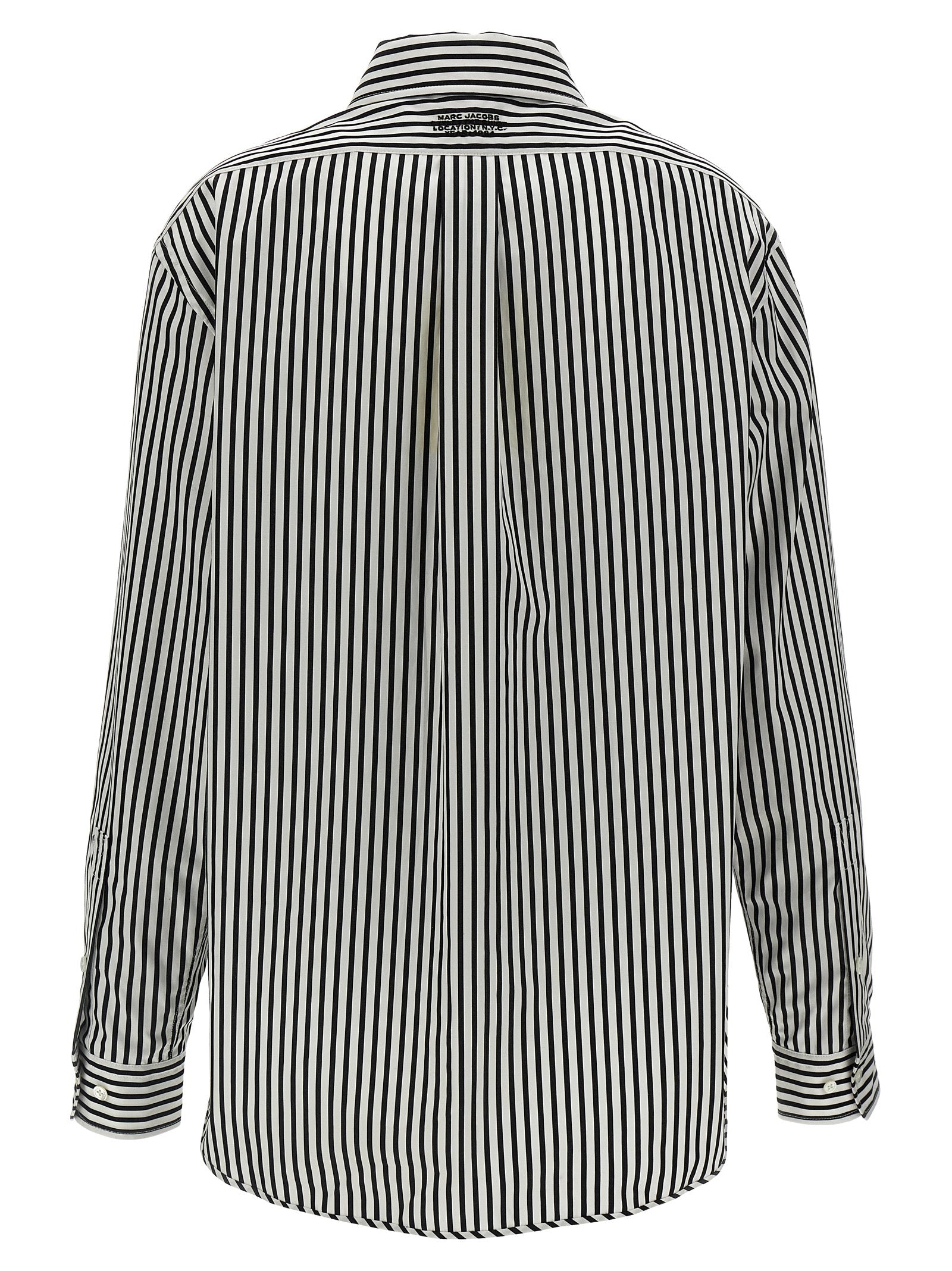 Blouse by Marc Jacobs for women in cotton bicolour, black, white & striped features an polished silhouette, showcasing a sophisticated and detail for a truly polished finish.