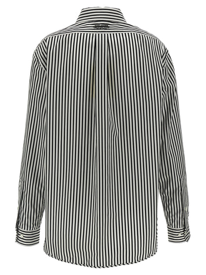 Blouse by Marc Jacobs for women in cotton bicolour, black, white & striped features an polished silhouette, showcasing a sophisticated and detail for a truly polished finish.