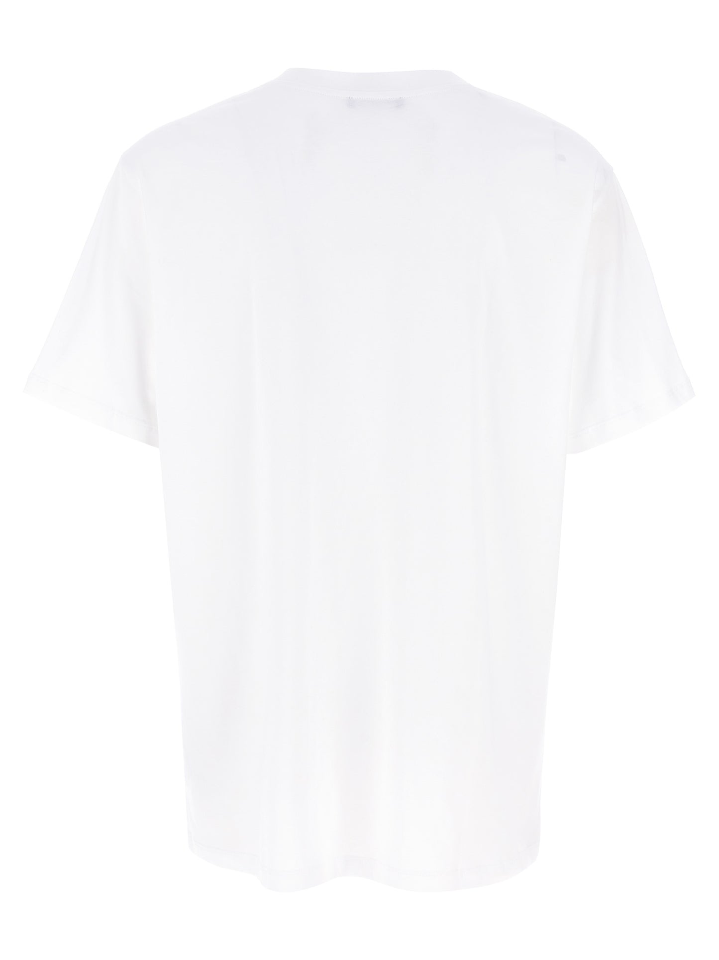 T-Shirt by Balmain for men in organic cotton velvet bicolour, black & white showcases a unassuming silhouette, artfully detailed with a refined crew neckline and unassuming for a sophisticated, contemporary look.