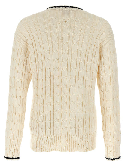 Cardigan by Marni for men in cotton white features a nuanced silhouette with a refined and nuanced detailing for a sophisticated look.