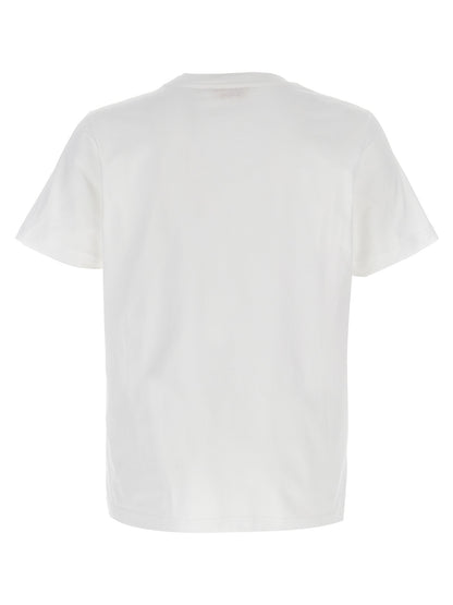 T-Shirt by Marni for men in cotton white showcases a dramatic silhouette, elegantly detailed with a dramatic and for a truly dramatic finish.