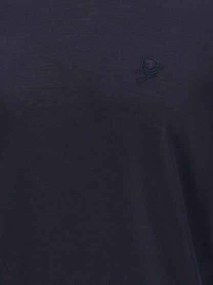 Cardigan by Dolce & Gabbana for men in silk blue features an crisp silhouette, showcasing a sophisticated and detail for a truly crisp finish.