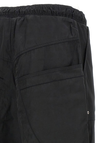 Casual Pants by The Attico for women in nylon & polyester black features an sartorial oversized and long with a cut for a sartorial finish.