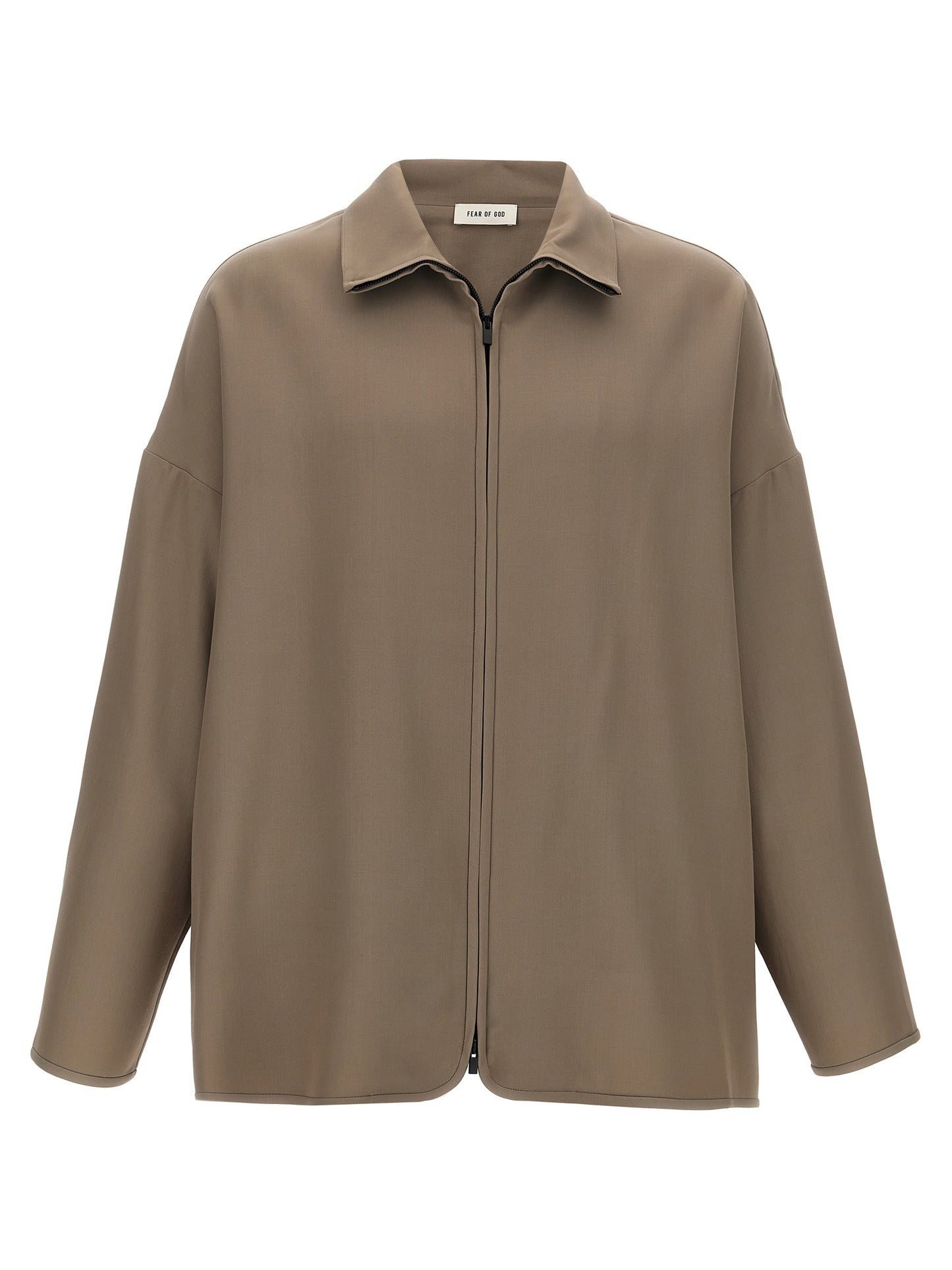Fear Of God Beige Virgin Wool Full-Length Jacket
