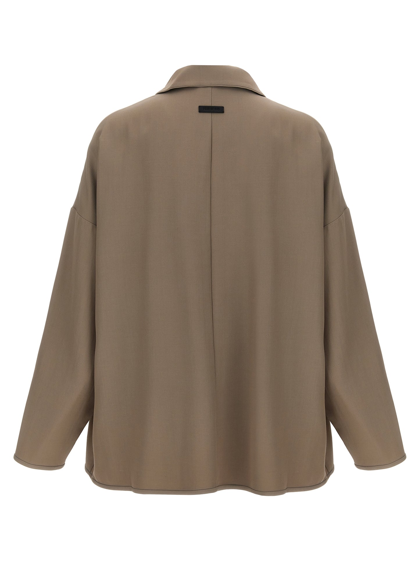 Fear Of God Beige Virgin Wool Full-Length Jacket