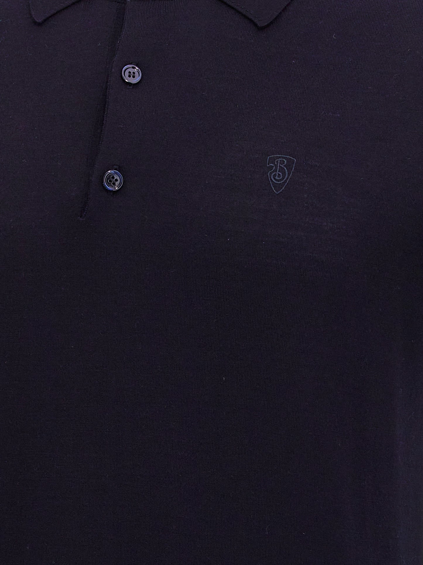Polo Shirt by Burberry for men in wool blue features a eye catching silhouette, showcasing a refined and for a eye catching finish.