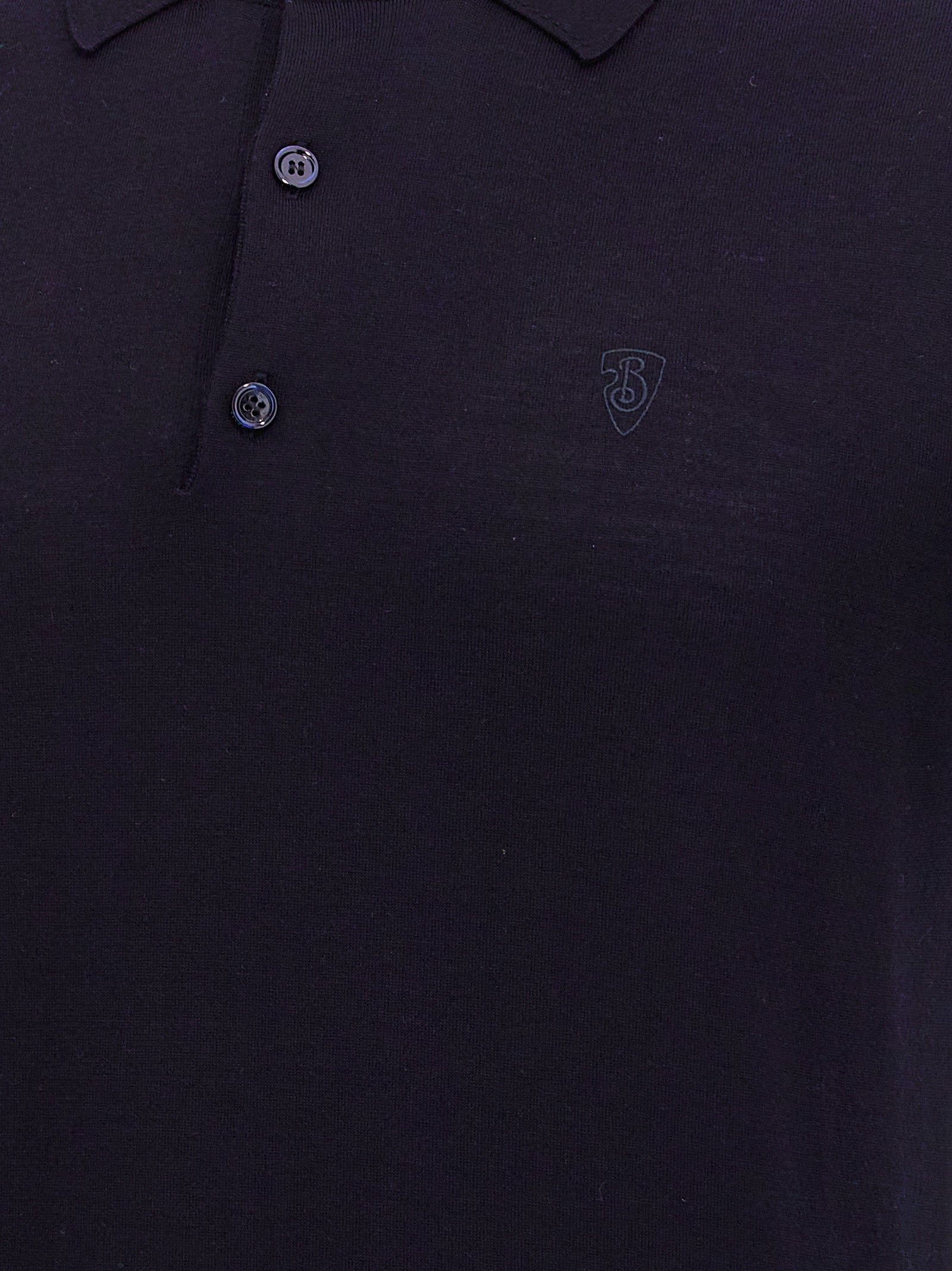 Polo Shirt by Burberry for men in wool blue features a eye catching silhouette, showcasing a refined and for a eye catching finish.