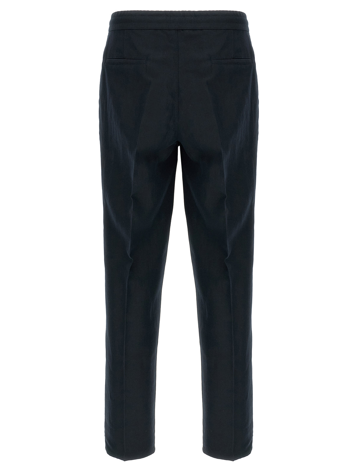 Brunello Cucinelli Men's Straight Leg Linen & Cotton Casual Pants - Blue