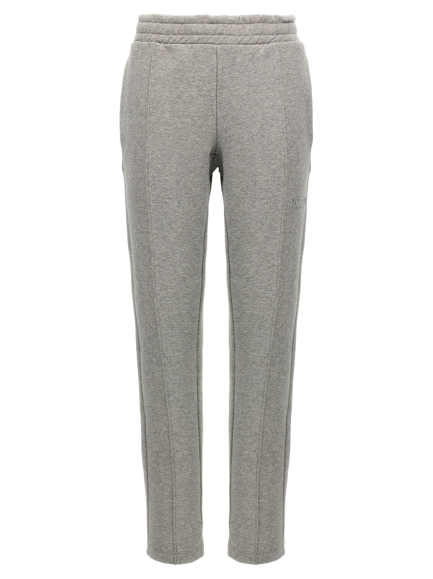 Joggers by The Attico for women in cotton gray features a refined silhouette with a refined straight-leg, defined by a and a refined long for a refined finish.