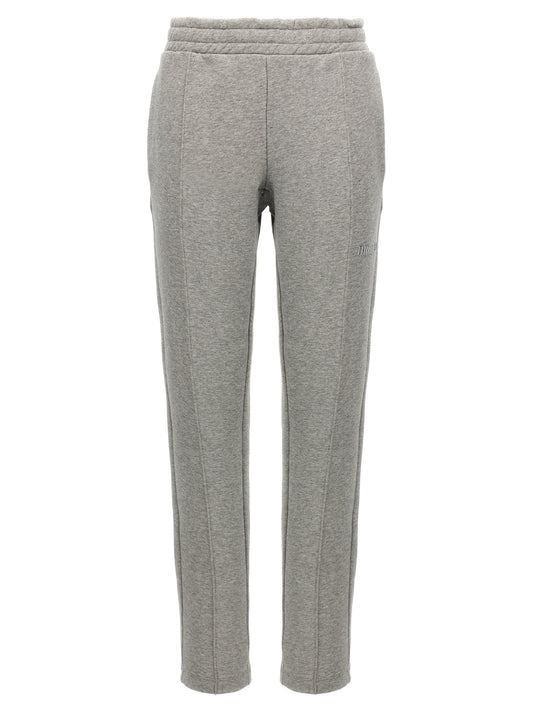 Joggers by The Attico for women in cotton gray features a refined silhouette with a refined straight-leg, defined by a and a refined long for a refined finish.